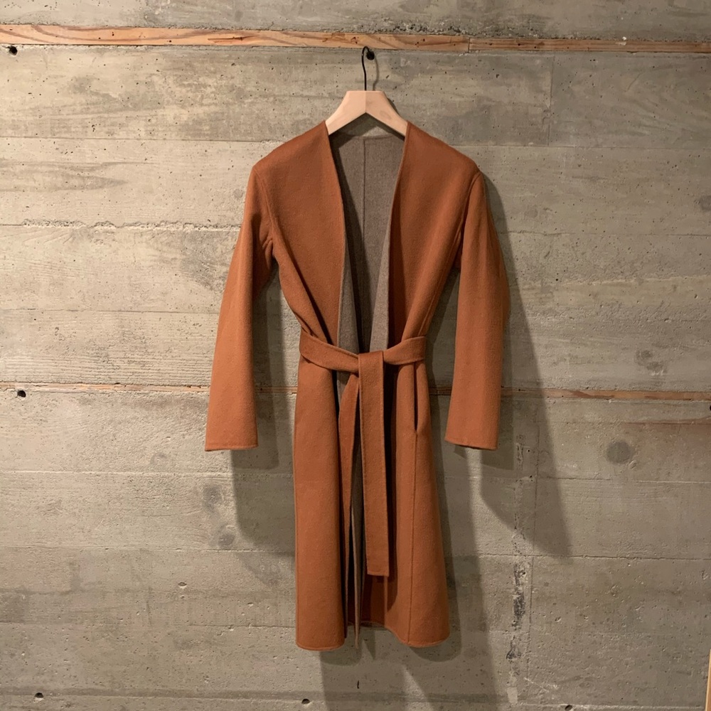 Vince Reversible Wool Cashmere Coat